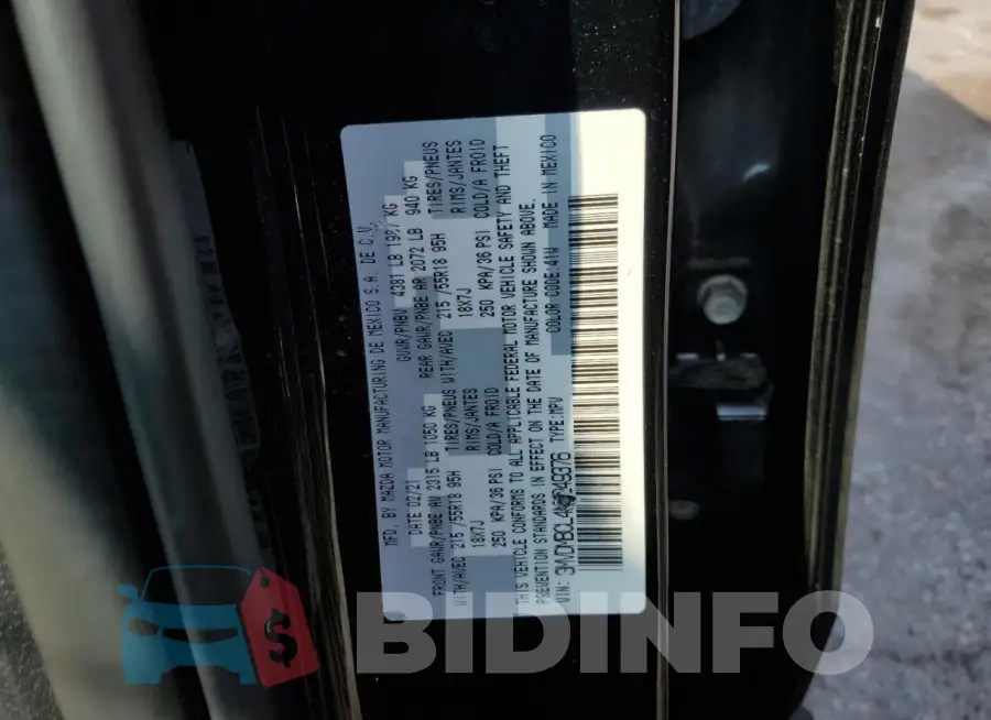 3MVDMBCL4MM249376 Photo# 13