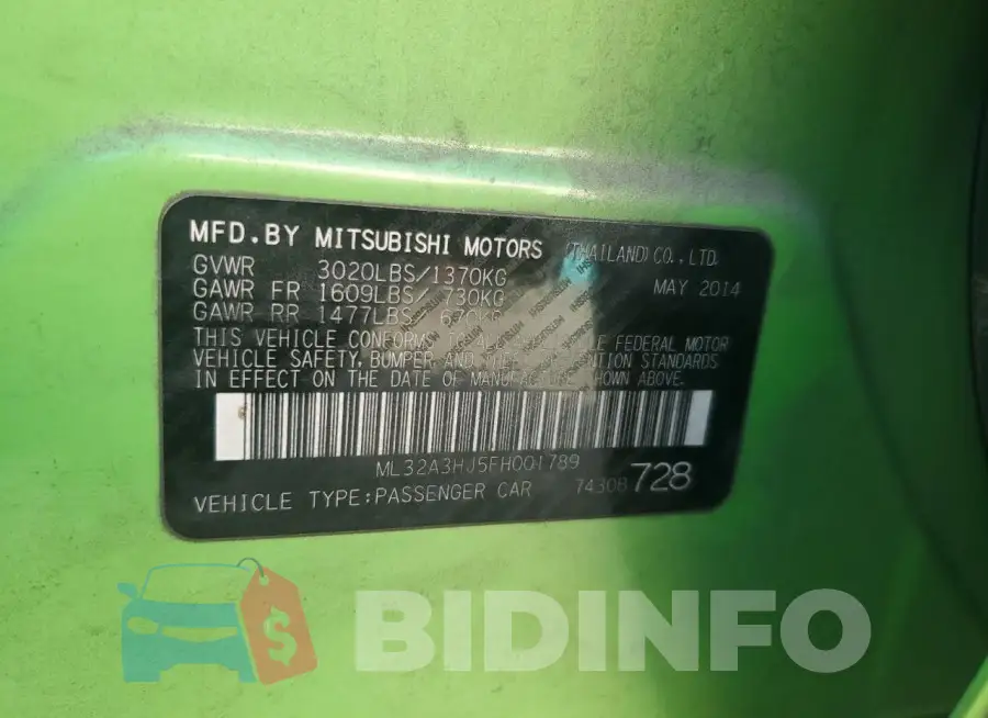 ML32A3HJ5FH001789 Photo# 13