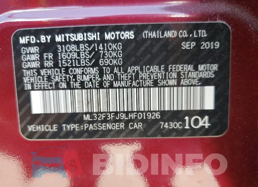 ML32F3FJ9LHF01926 Photo# 13