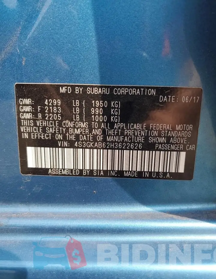 4S3GKAB62H3622626 Photo# 12