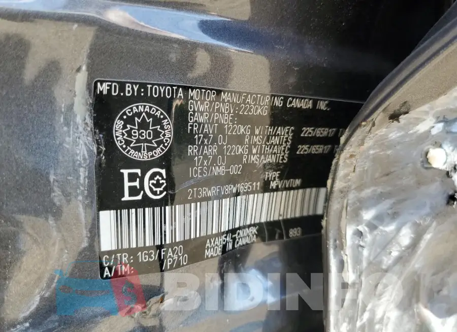 2T3RWRFV8PW169511 Photo# 13