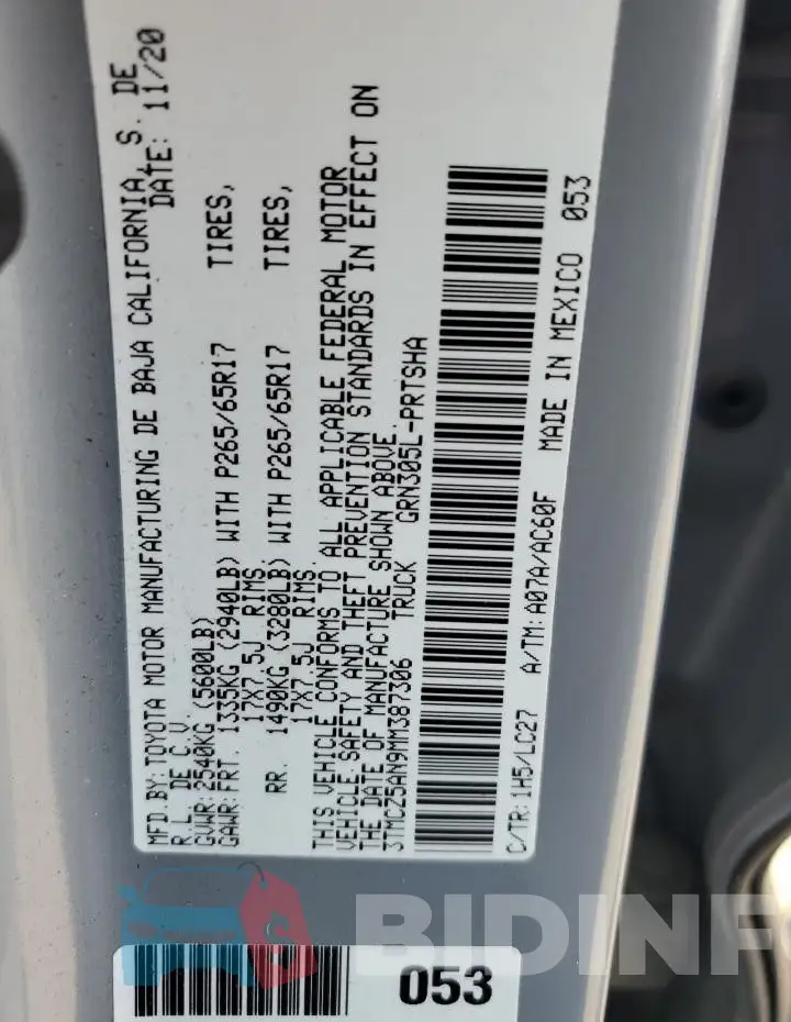 3TMCZ5AN9MM387306 Photo# 12