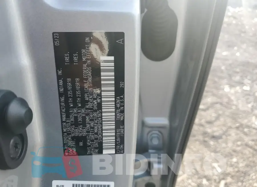 5TDKDRAH6PS041875 Photo# 13