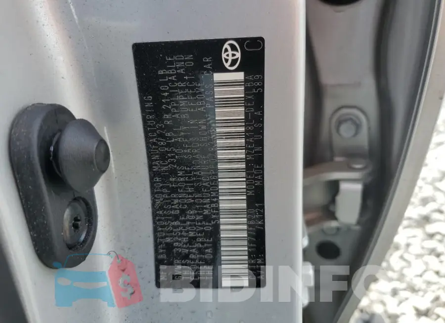 5YFB4MDE6PP078373 Photo# 12