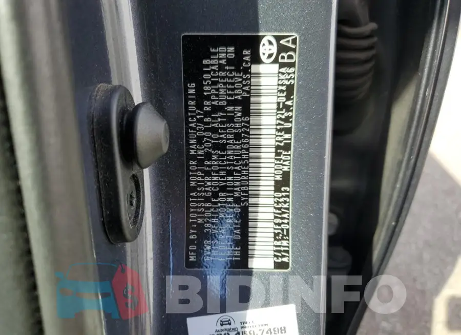 5YFBURHE5HP667276 Photo# 12