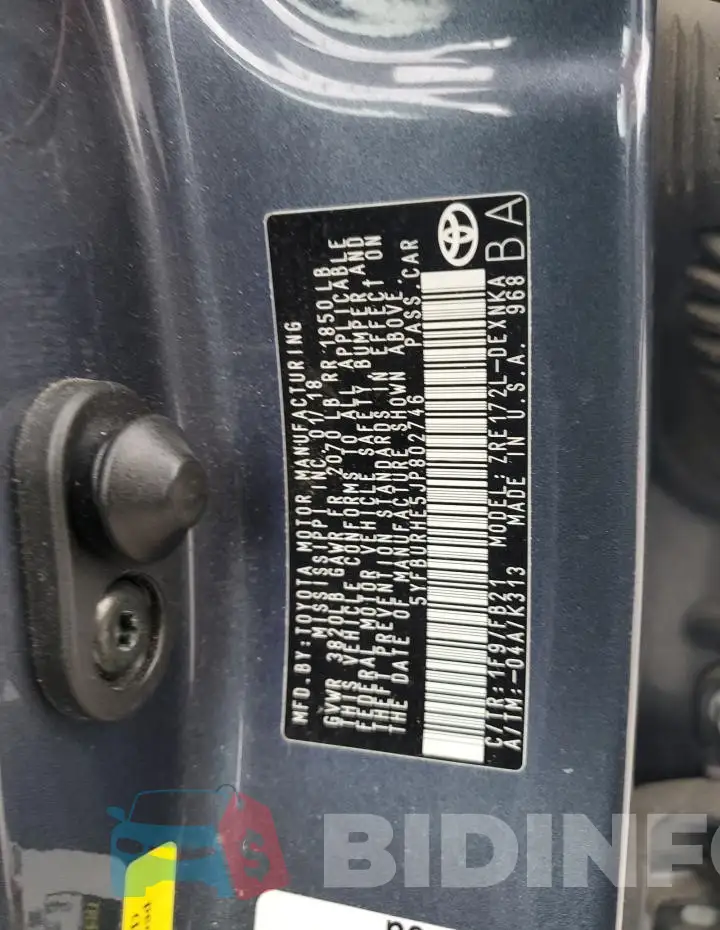 5YFBURHE5JP802746 Photo# 12