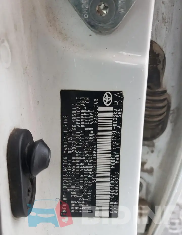 5YFBURHEXGP441166 Photo# 12