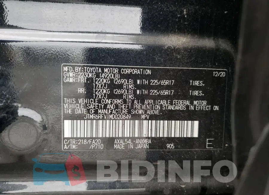 JTMR6RFV1MD020849 Photo# 13
