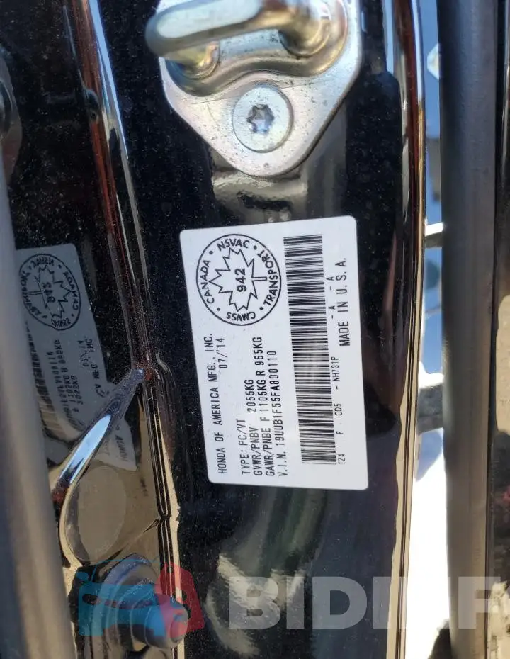 19UUB1F55FA800110 Photo# 13