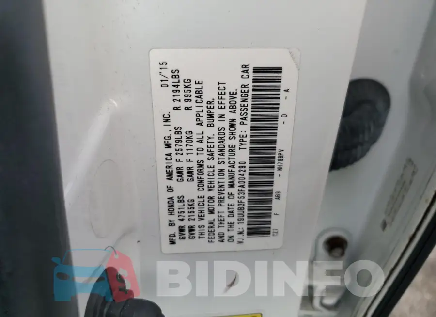 19UUB3F53FA004290 Photo# 12