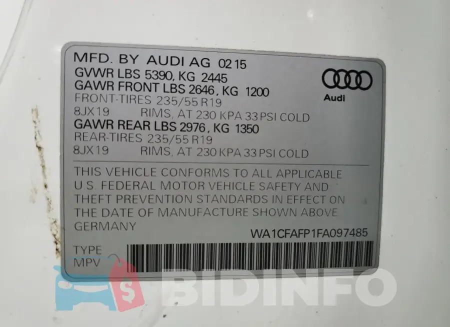 WA1CFAFP1FA097485 Photo# 13