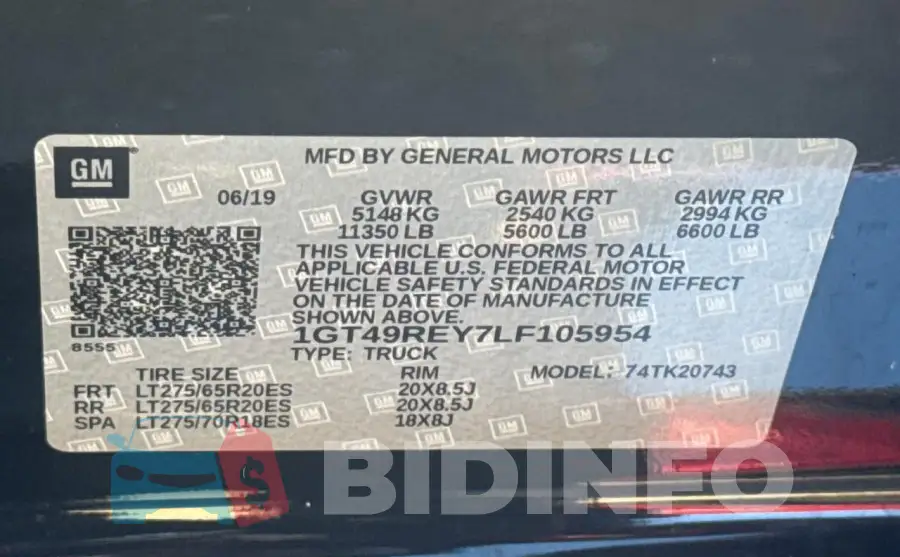 1GT49REY7LF105954 Photo# 10