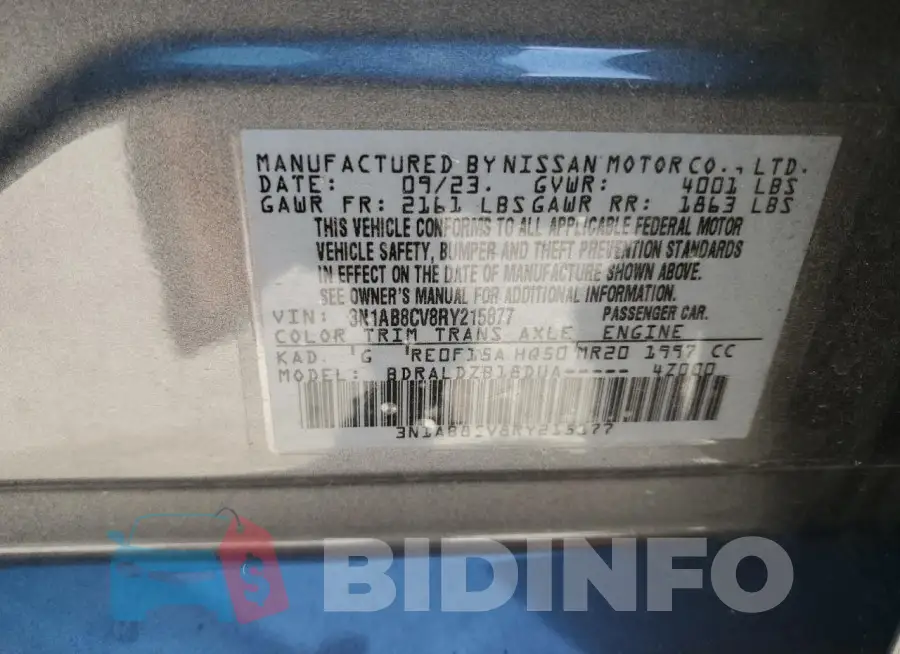 3N1AB8CV8RY215877 Photo# 13