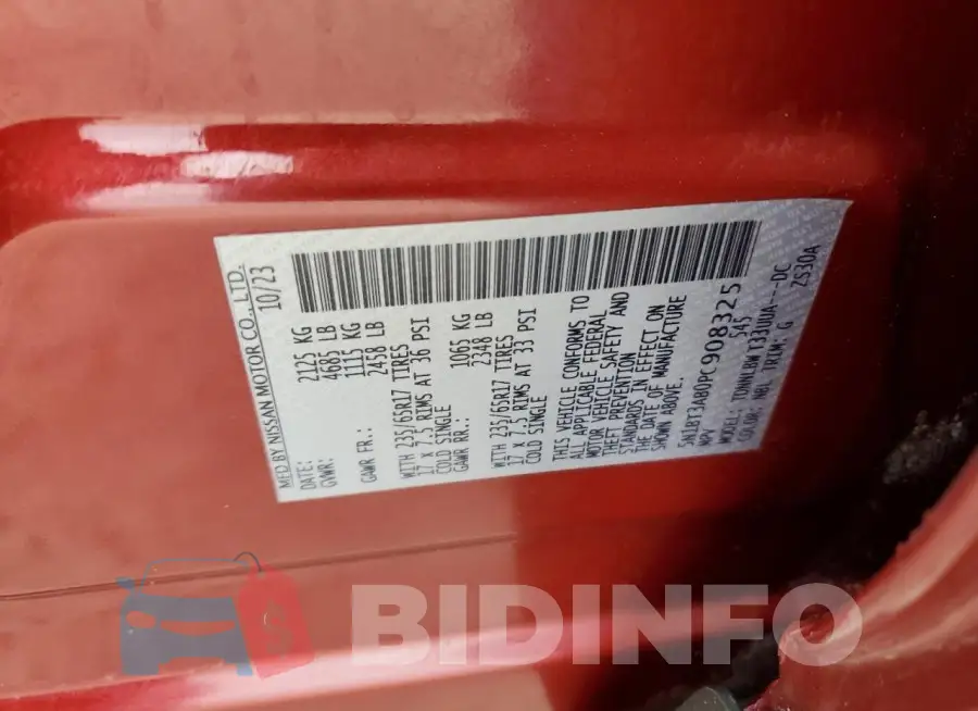 5N1BT3AB0PC908325 Photo# 14