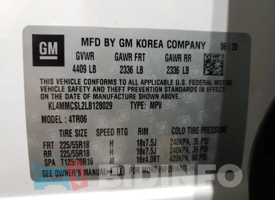 KL4MMCSL2LB128029 Photo# 14