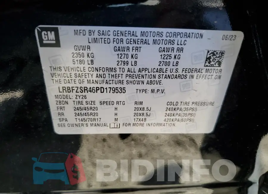 LRBFZSR46PD179535 Photo# 12