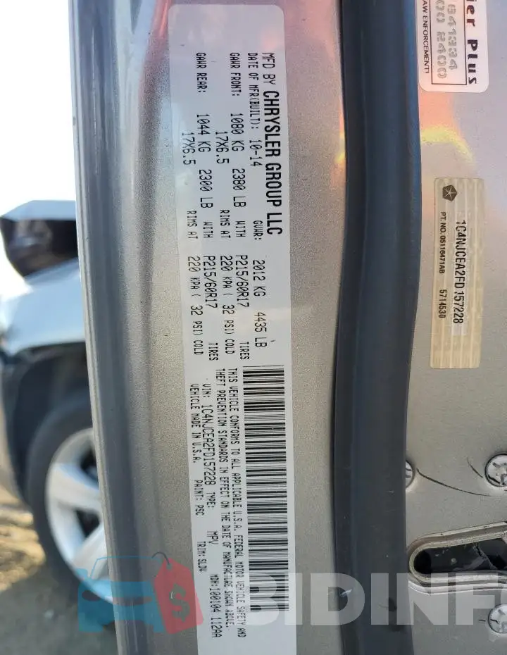 1C4NJCEA2FD157228 Photo# 13