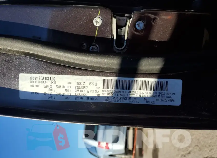 1C4NJRFB0GD618583 Photo# 13