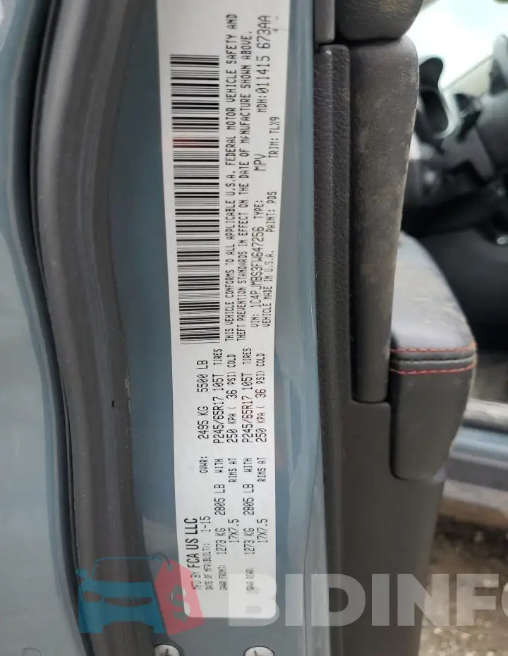 1C4PJMBS3FW647256 Photo# 13