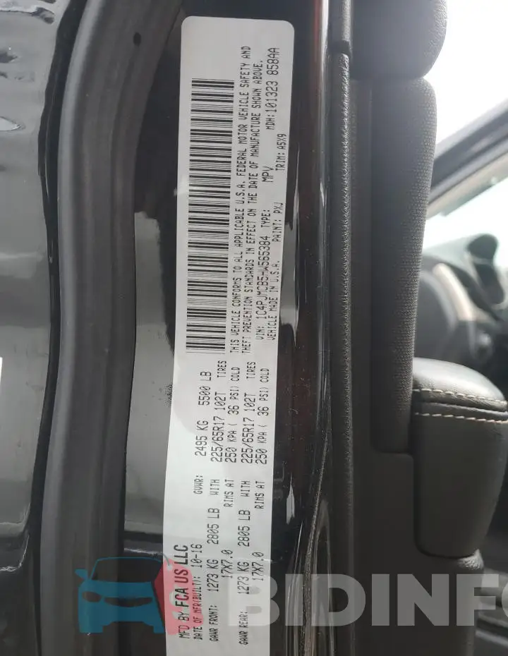 1C4PJMCB5HW565384 Photo# 13