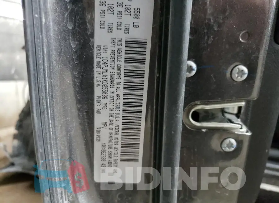 1C4PJMLX1KD255036 Photo# 13