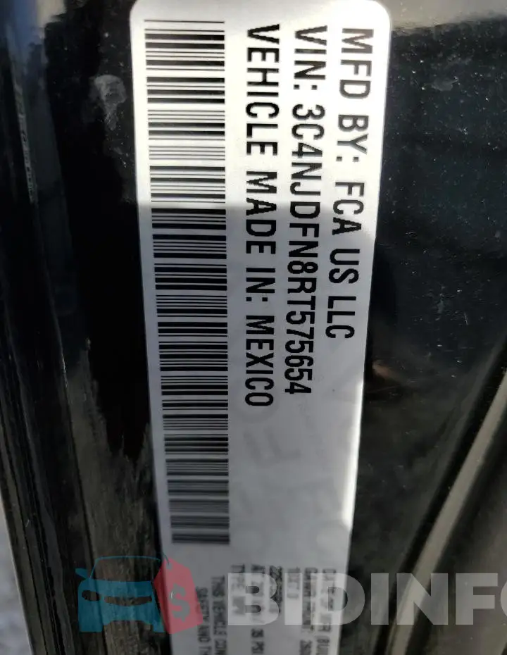 3C4NJDFN8RT575654 Photo# 13