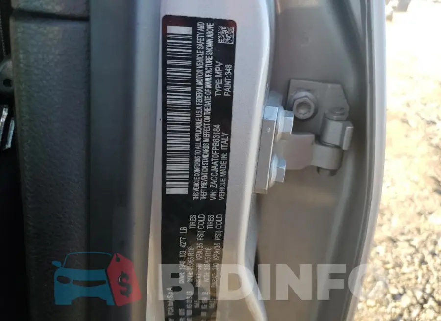 ZACCJAAT0FPB63184 Photo# 12
