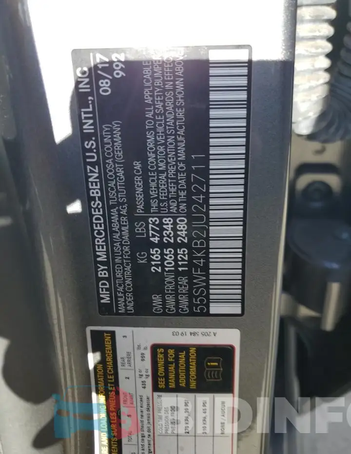55SWF4KB2JU242711 Photo# 13