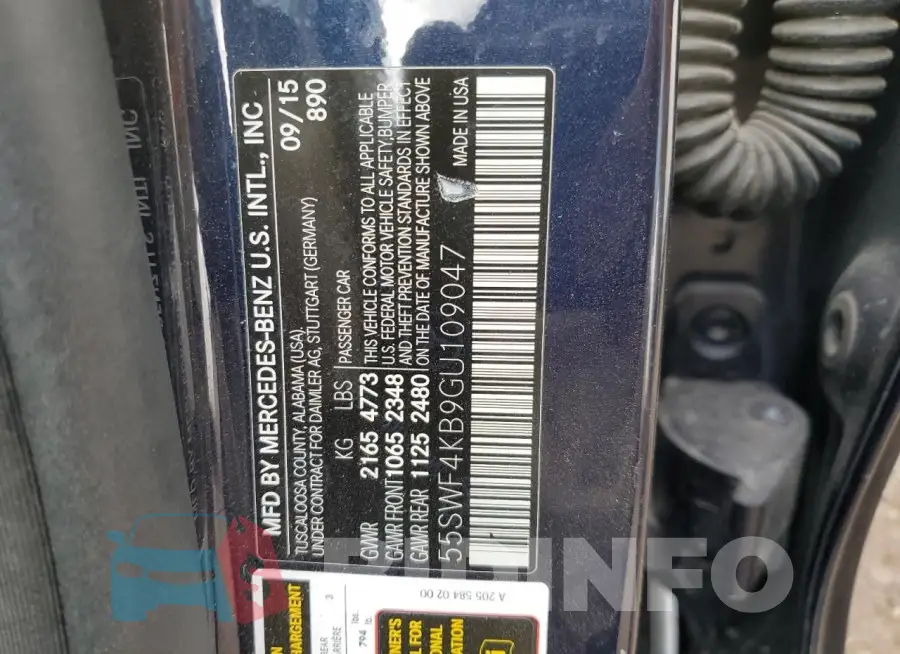 55SWF4KB9GU109047 Photo# 13