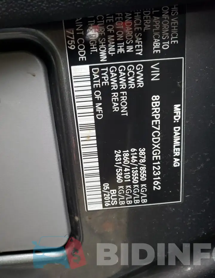 8BRPE7CDXGE123162 Photo# 14
