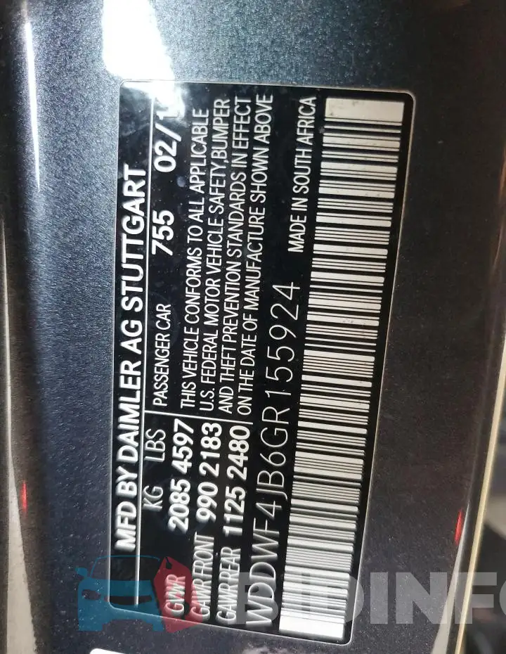 WDDWF4JB6GR155924 Photo# 12