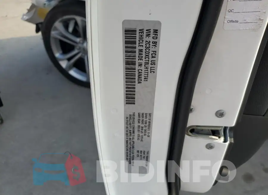 2C3CDXCT8LH177741 Photo# 12