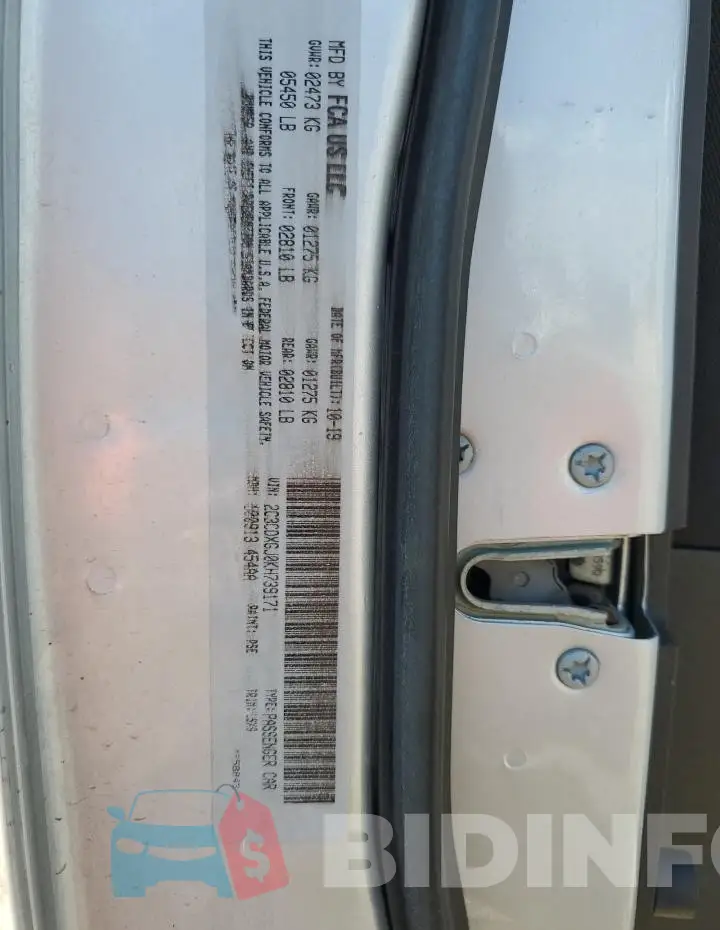 2C3CDXGJ0KH739171 Photo# 12