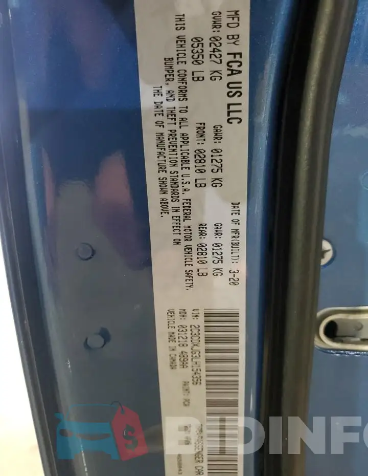 2C3CDXJG3LH154356 Photo# 12