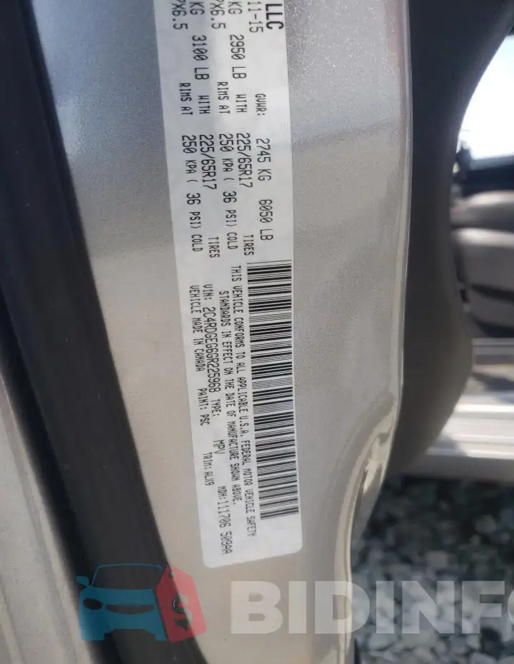 2C4RDGEG6GR225968 Photo# 13