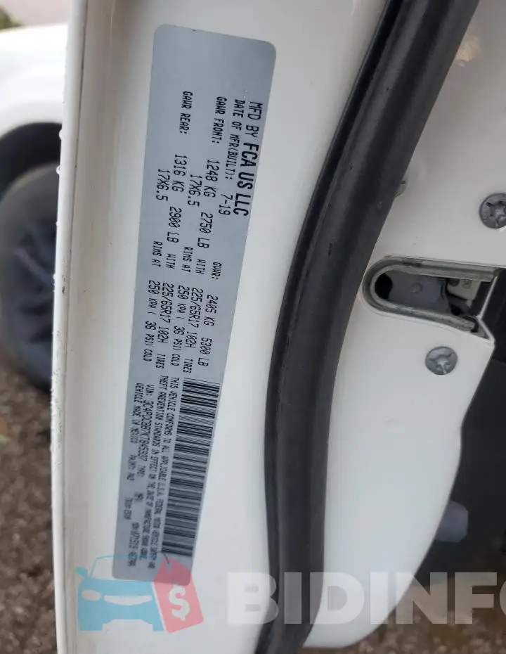 3C4PDCBB7KT845937 Photo# 13
