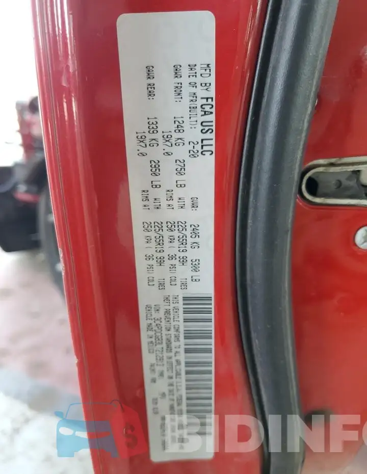3C4PDCGB3LT212913 Photo# 13