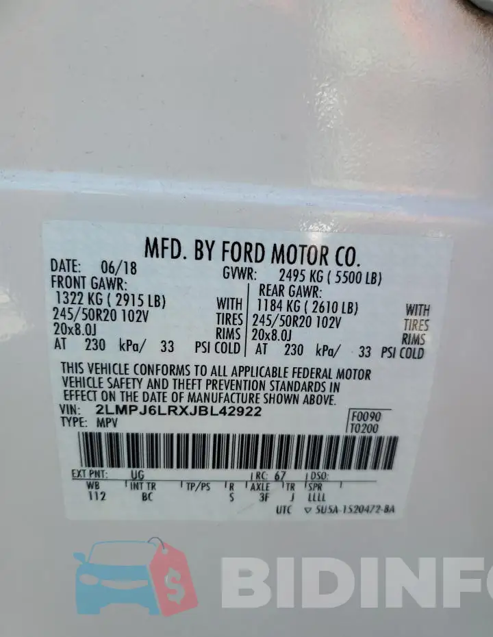 2LMPJ6LRXJBL42922 Photo# 13