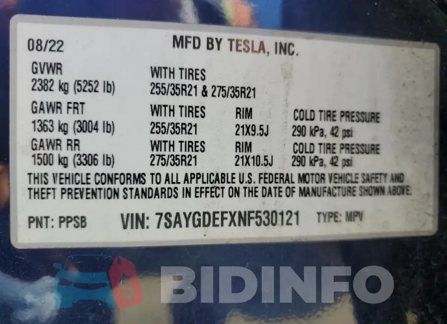 7SAYGDEFXNF530121 Photo# 12