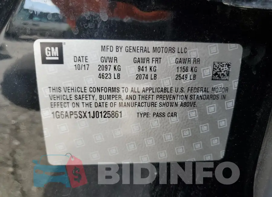 1G6AP5SX1J0125861 Photo# 12