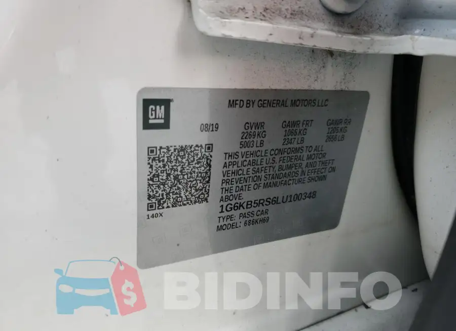 1G6KB5RS6LU100348 Photo# 12