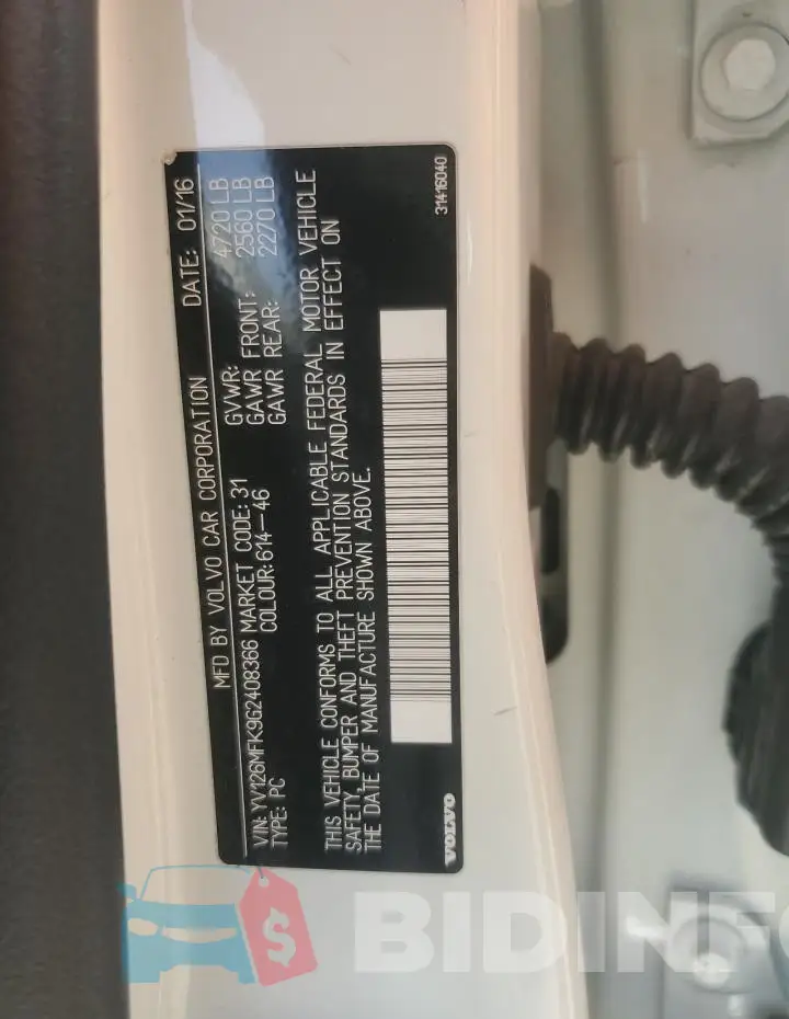YV126MFK9G2408366 Photo# 13