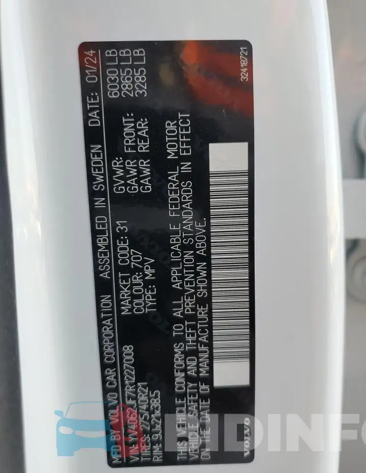 YV4062JF7R1227008 Photo# 13