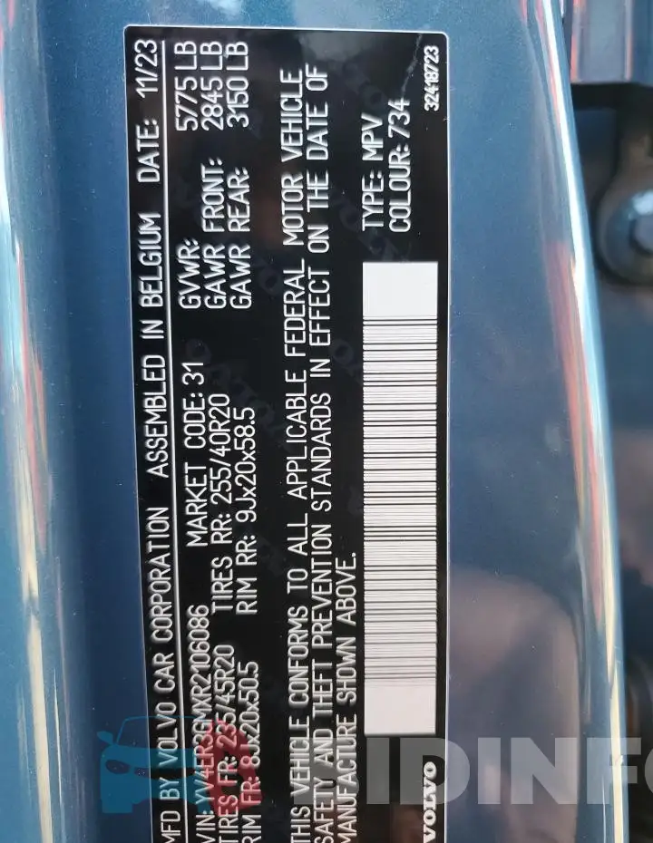 YV4ER3GMXR2106086 Photo# 13