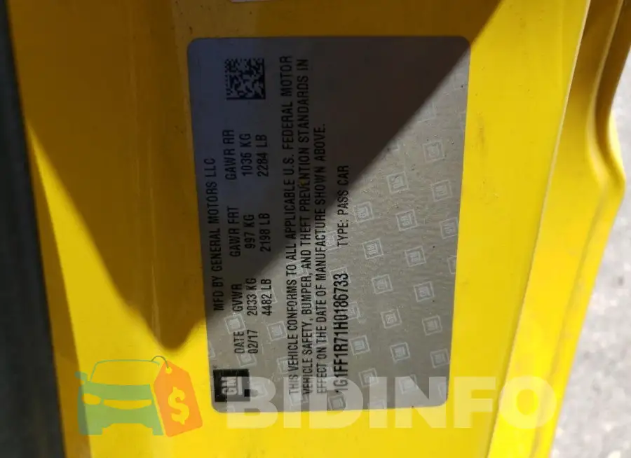 1G1FF1R71H0186733 Photo# 13