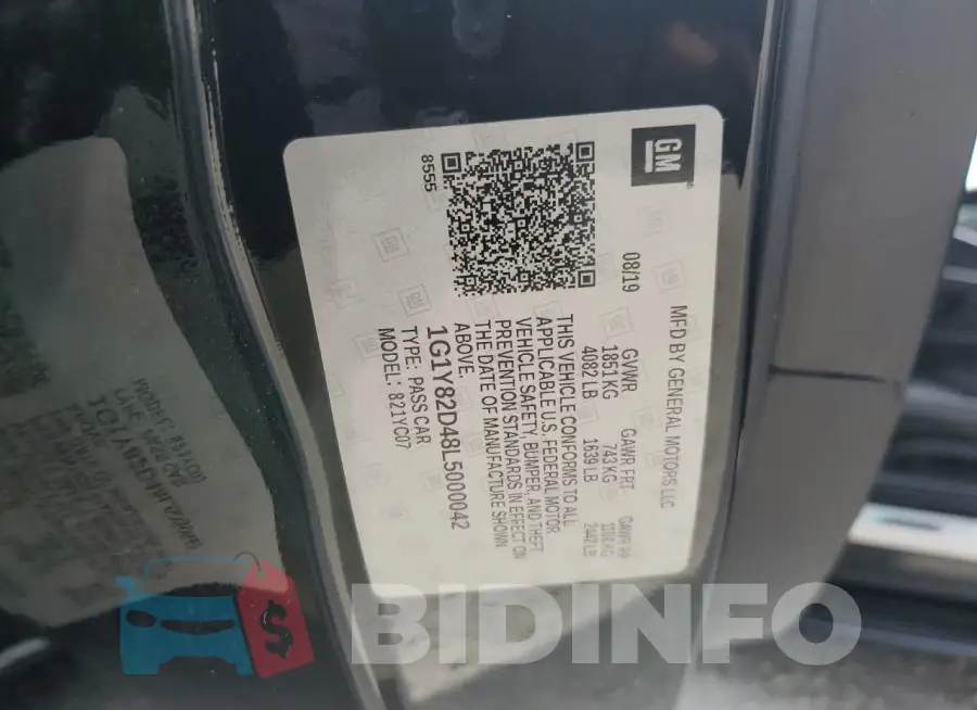 1G1Y82D48L5000042 Photo# 13