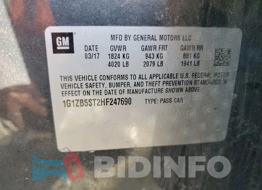 1G1ZB5ST2HF247690 Photo# 12