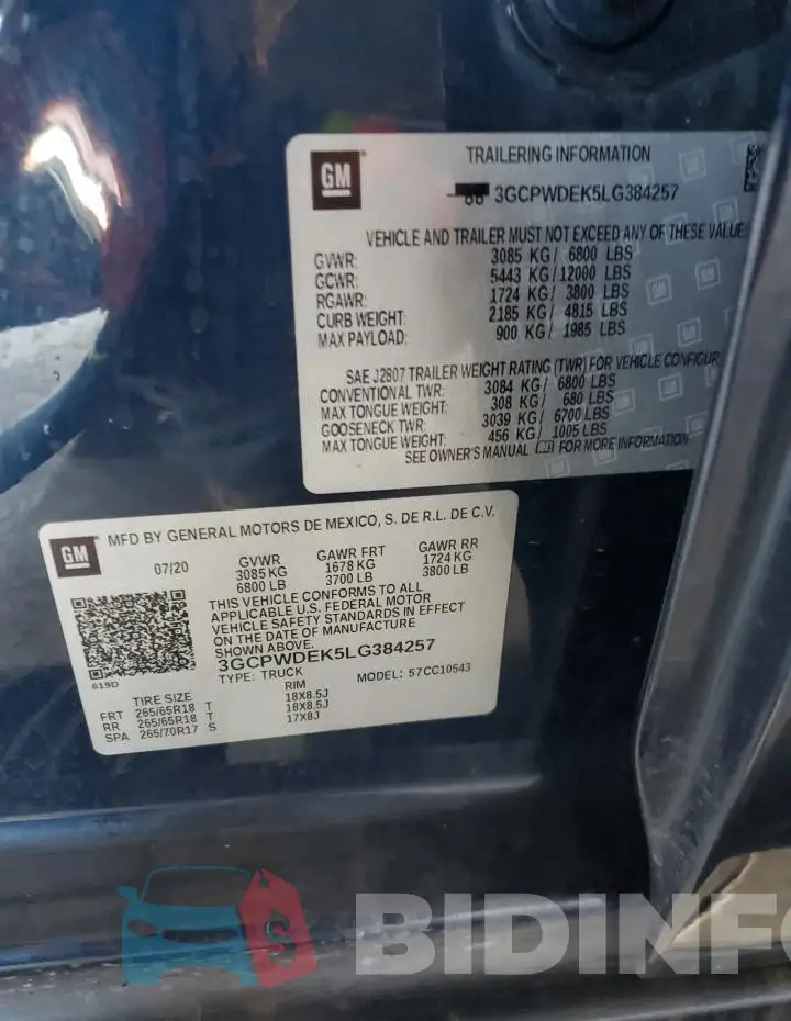 3GCPWDEK5LG384257 Photo# 12