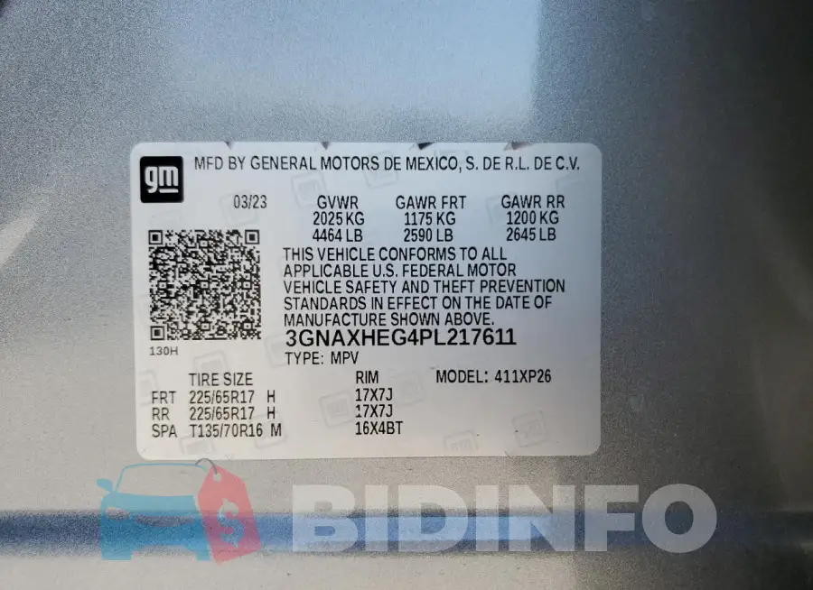 3GNAXHEG4PL217611 Photo# 14