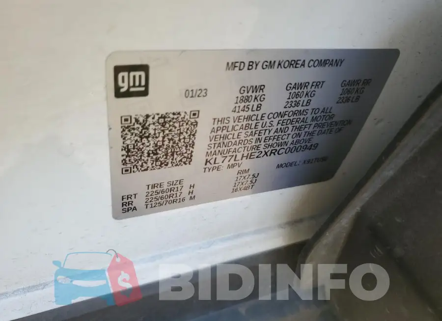 KL77LHE2XRC000949 Photo# 13